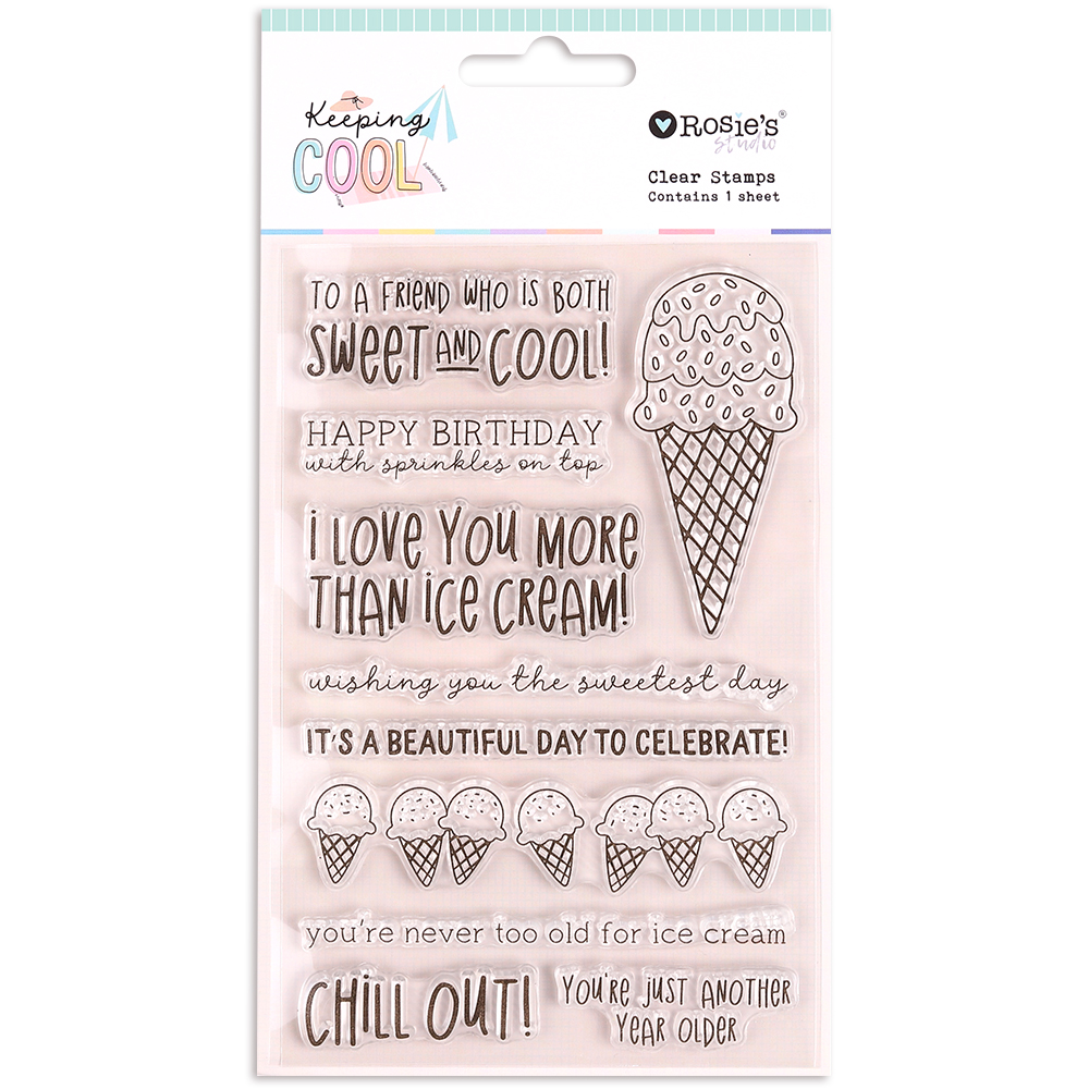 Hot Off the Press - Mini Clear Stamps - Unforgettable