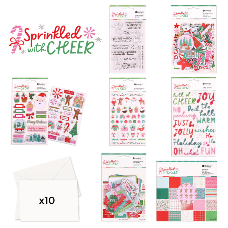 Belleview 12 x 12 Textured Cardstock Pack, 12 sheets - Rosie's Studio
