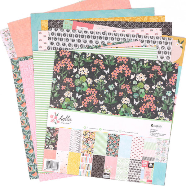 Hello It's Me 12x12" Designer Paper Pack 20 sheet - Image 2